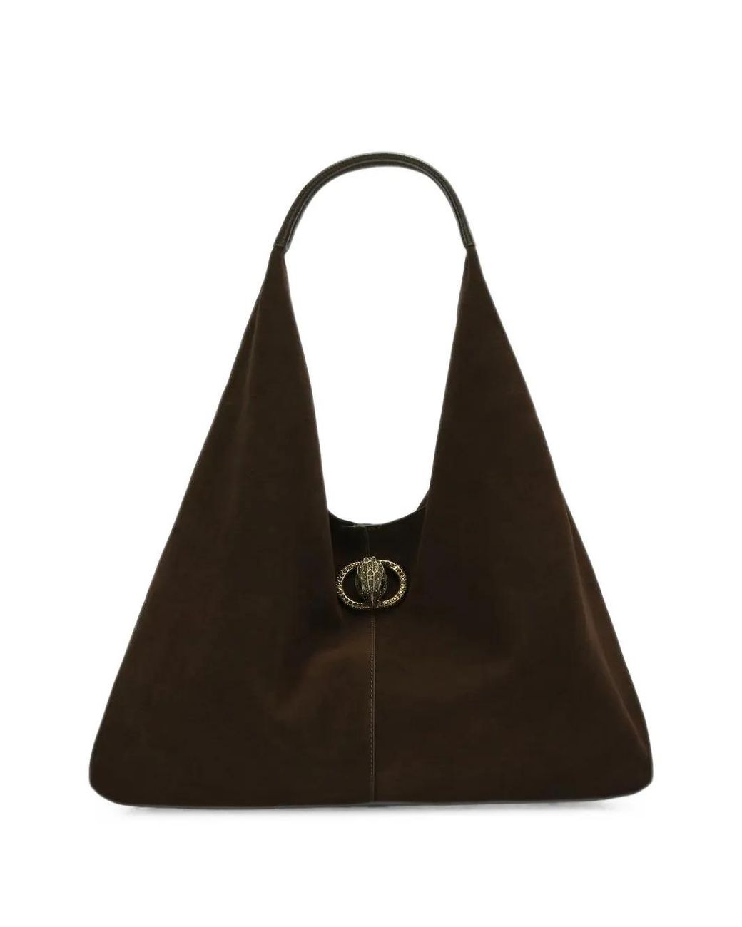 Kurt Geiger Black Large Chelsea Slouch Shoulder Bag