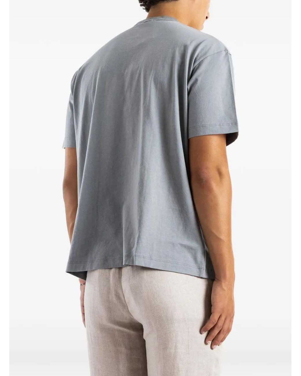 Handvaerk Blue Relaxed-Fit Short-Sleeve T-Shirt for men