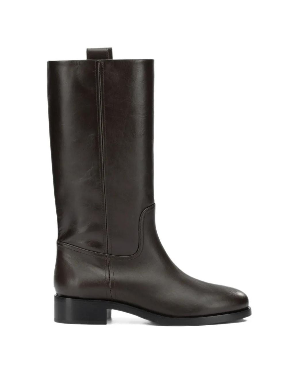Aeyde Black Bottes Theo