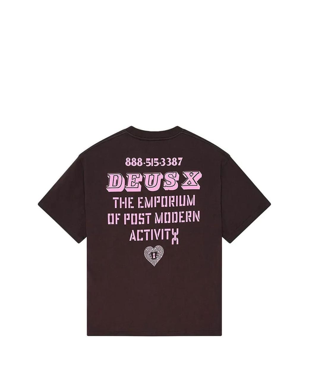 Deus Ex Machina Red Upstairs Os T-Shirt for men