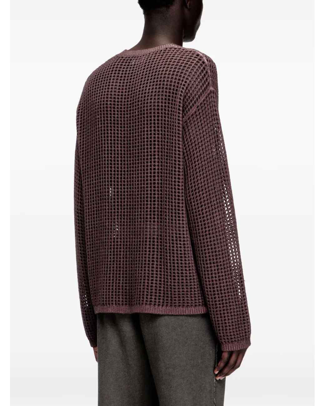 DIESEL Purple K-Roch Sweater for men