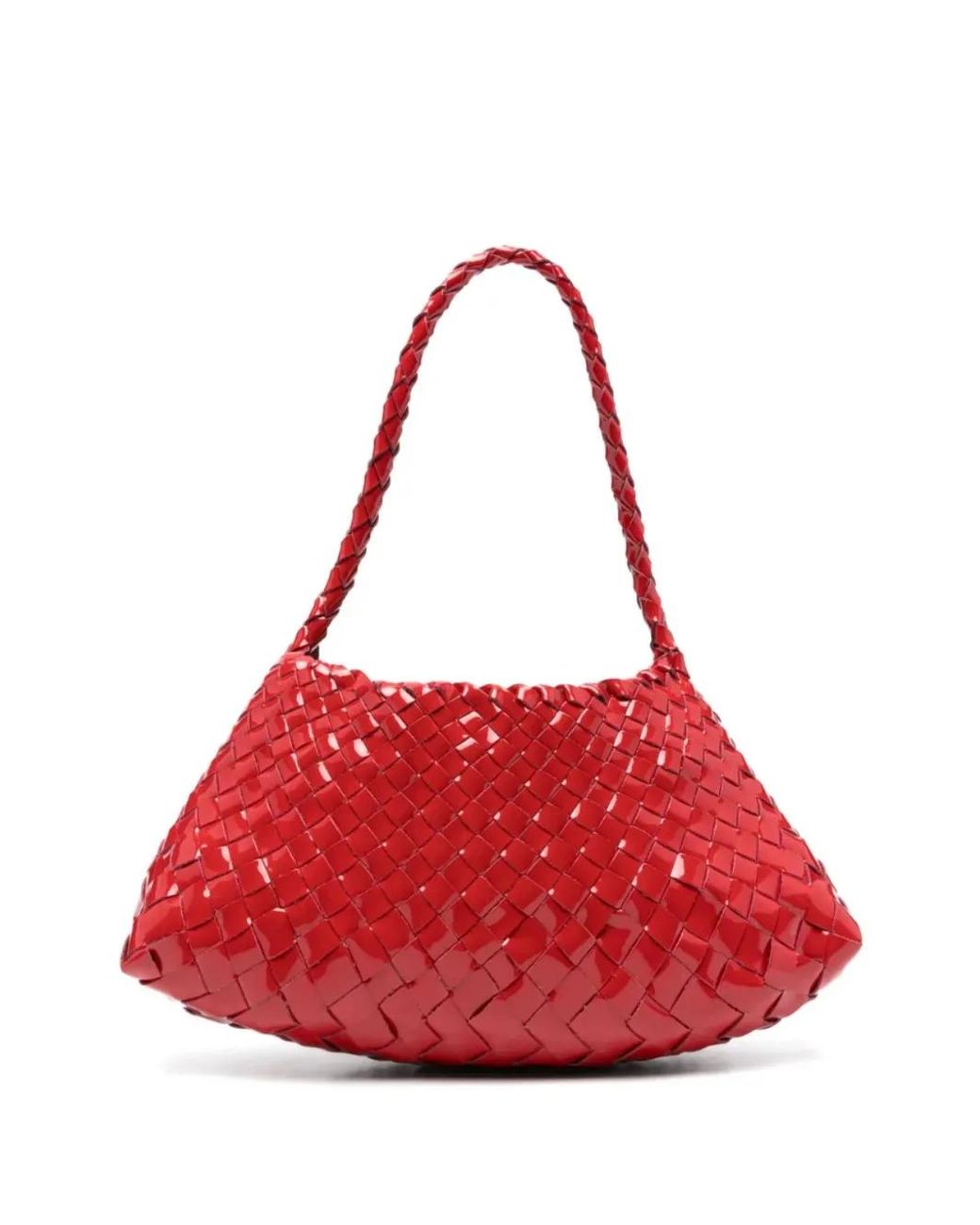 Dragon Diffusion Rosanna Braided-Handle Shoulder Bag in Red | Lyst