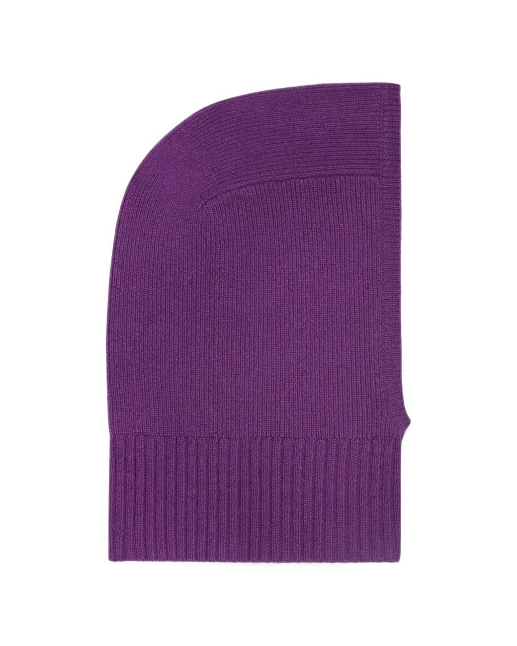 Bompard Purple Suzanne Cashmere Balaclava