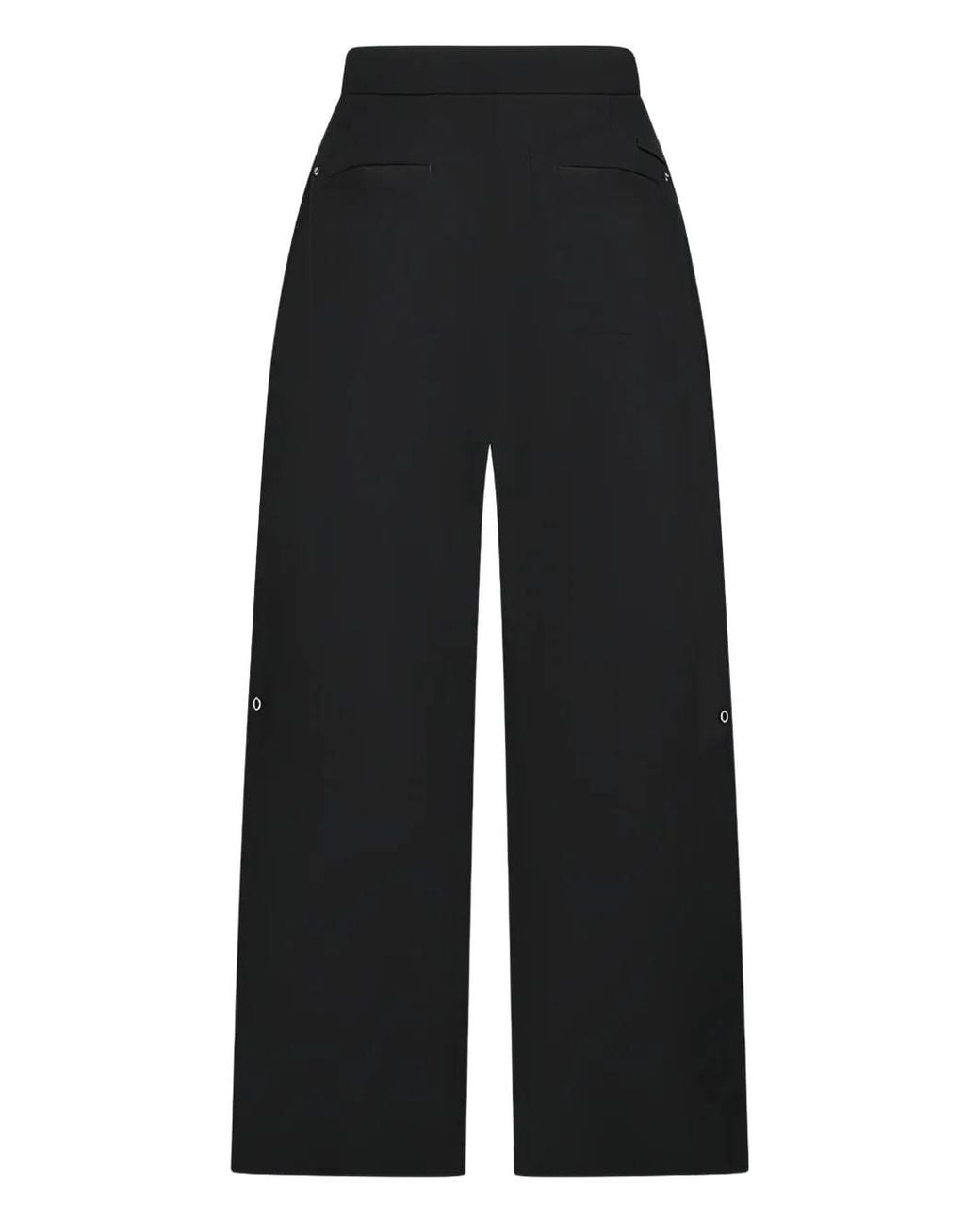 AMI Black Wide Trousers for men