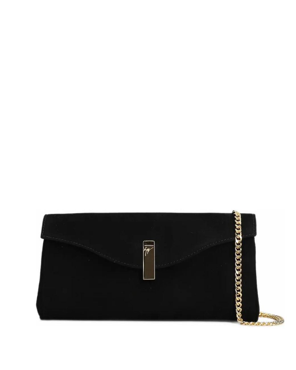 Giuseppe Zanotti Black Sac À Plaque Logo
