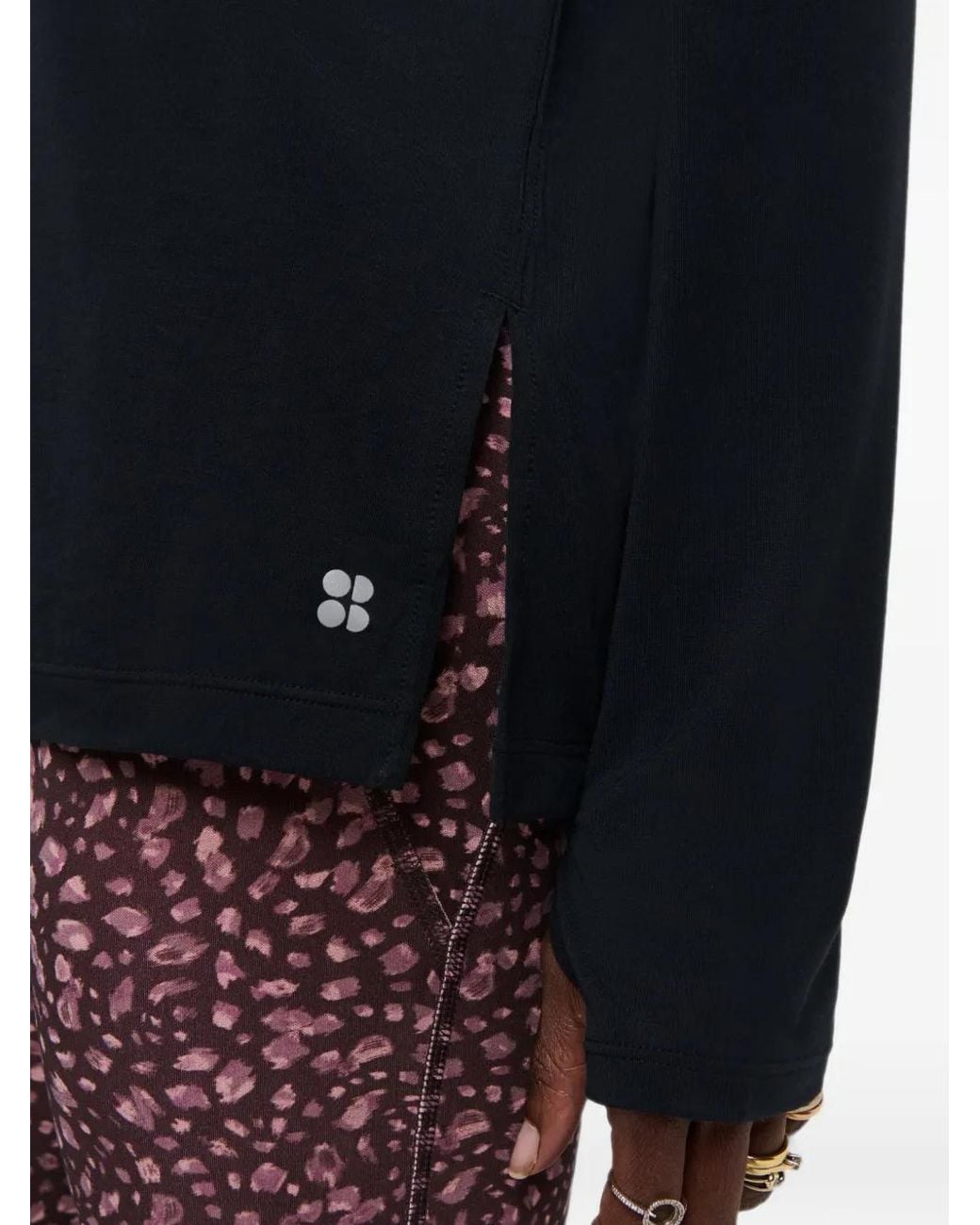 Sweaty Betty Blue Soft Flow Studio Long-Sleeve T-Shirt