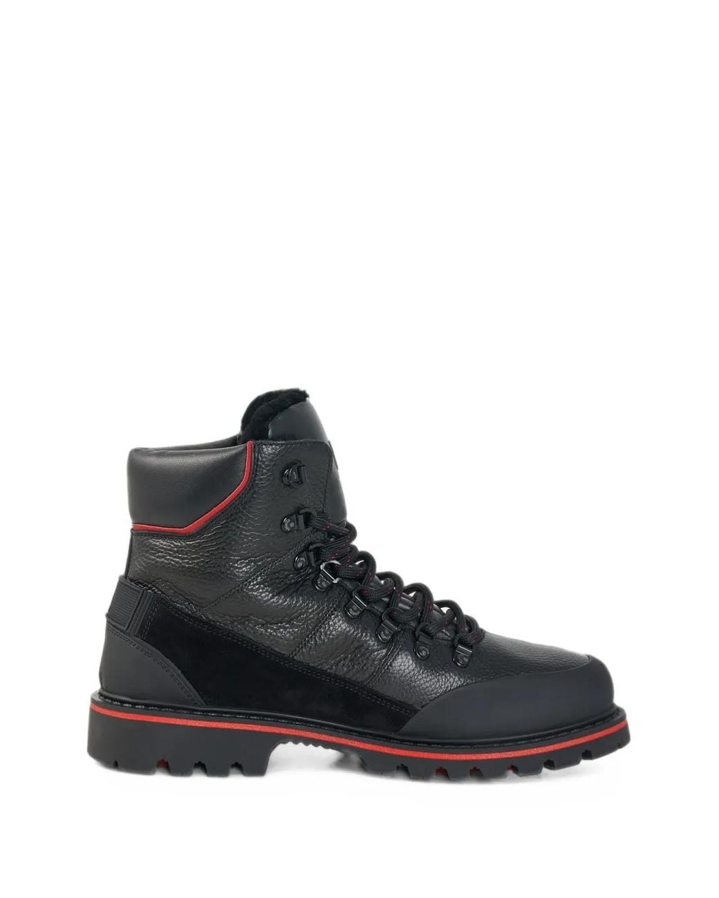 Bogner Black Helsinki Lace-Up Boots for men
