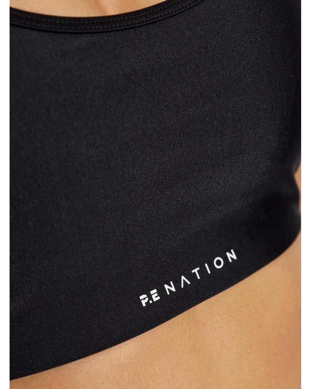 P.E Nation Black Fairmont Racerback Top
