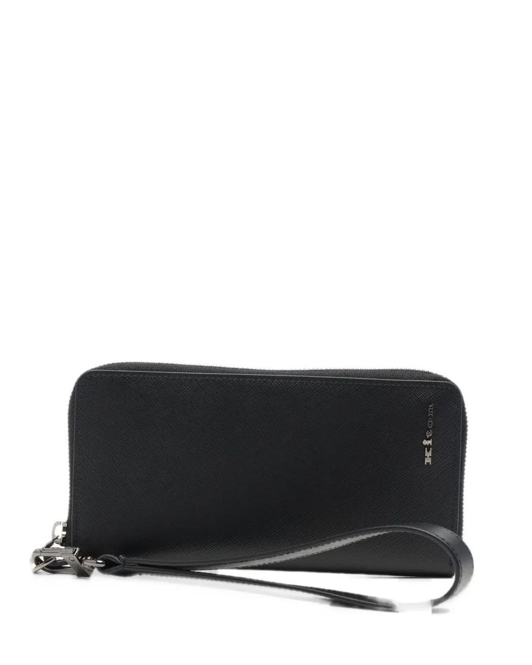 Kiton Black I-Tech Leather Wallet for men