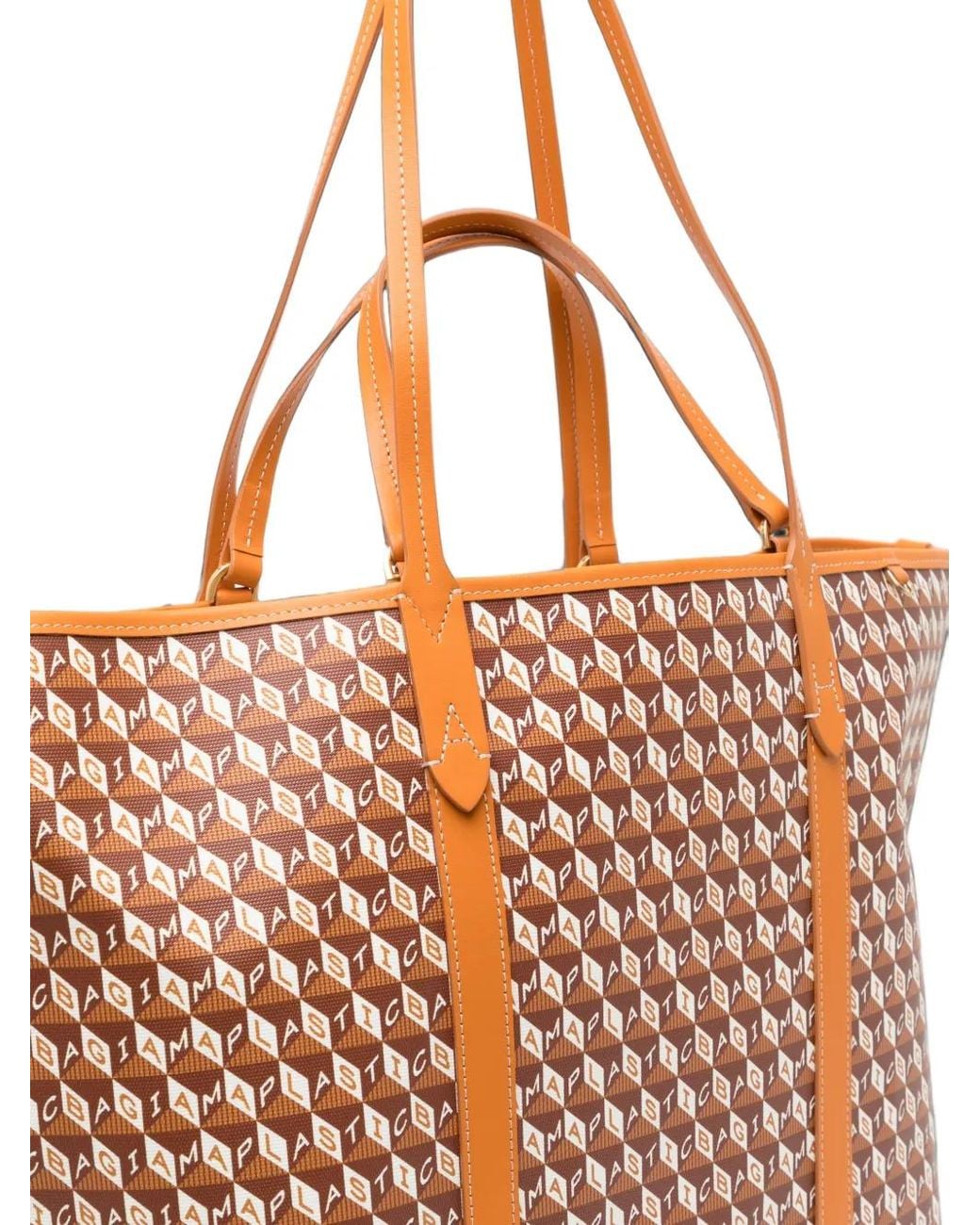 Anya Hindmarch Pink I Am A Plastic Bag Tote Bag