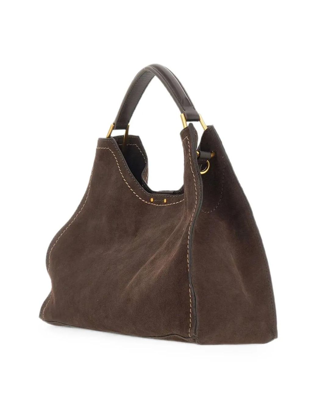 Gianni Chiarini Brown Sac Porté Épaule Aurora En Daim