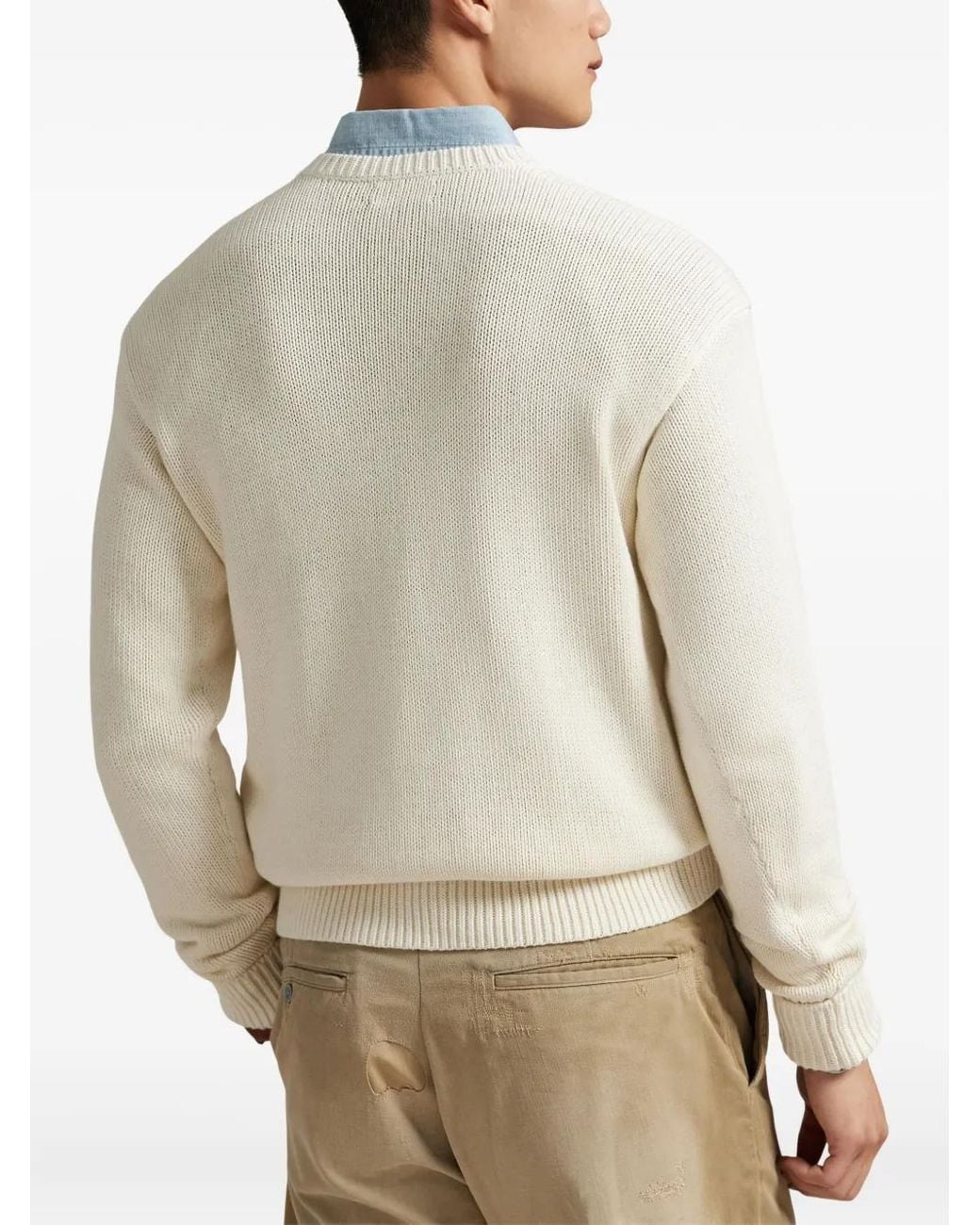 Polo Ralph Lauren White Sweaters for men