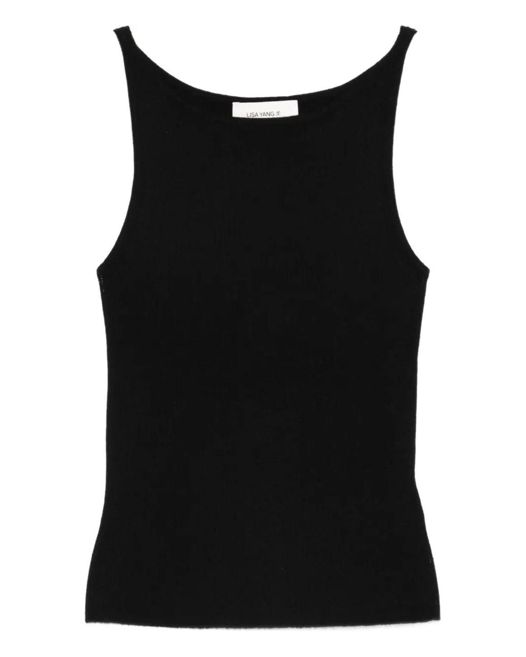 Lisa Yang Black Lynette Sleeveless Top