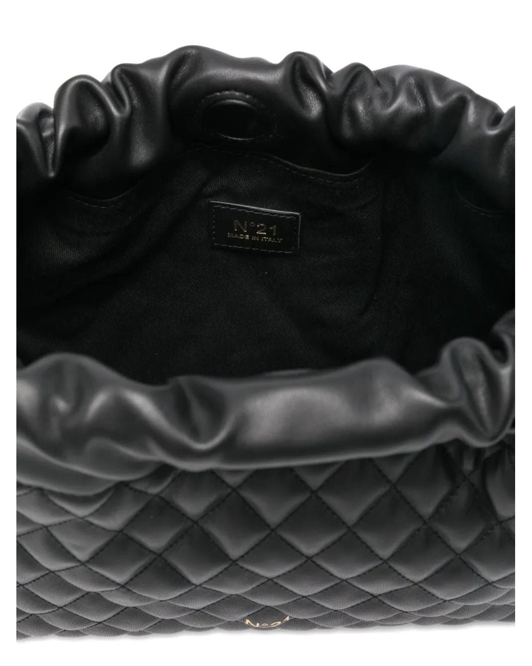 Borsa A Tracolla Con Coulisse di N°21 in Black