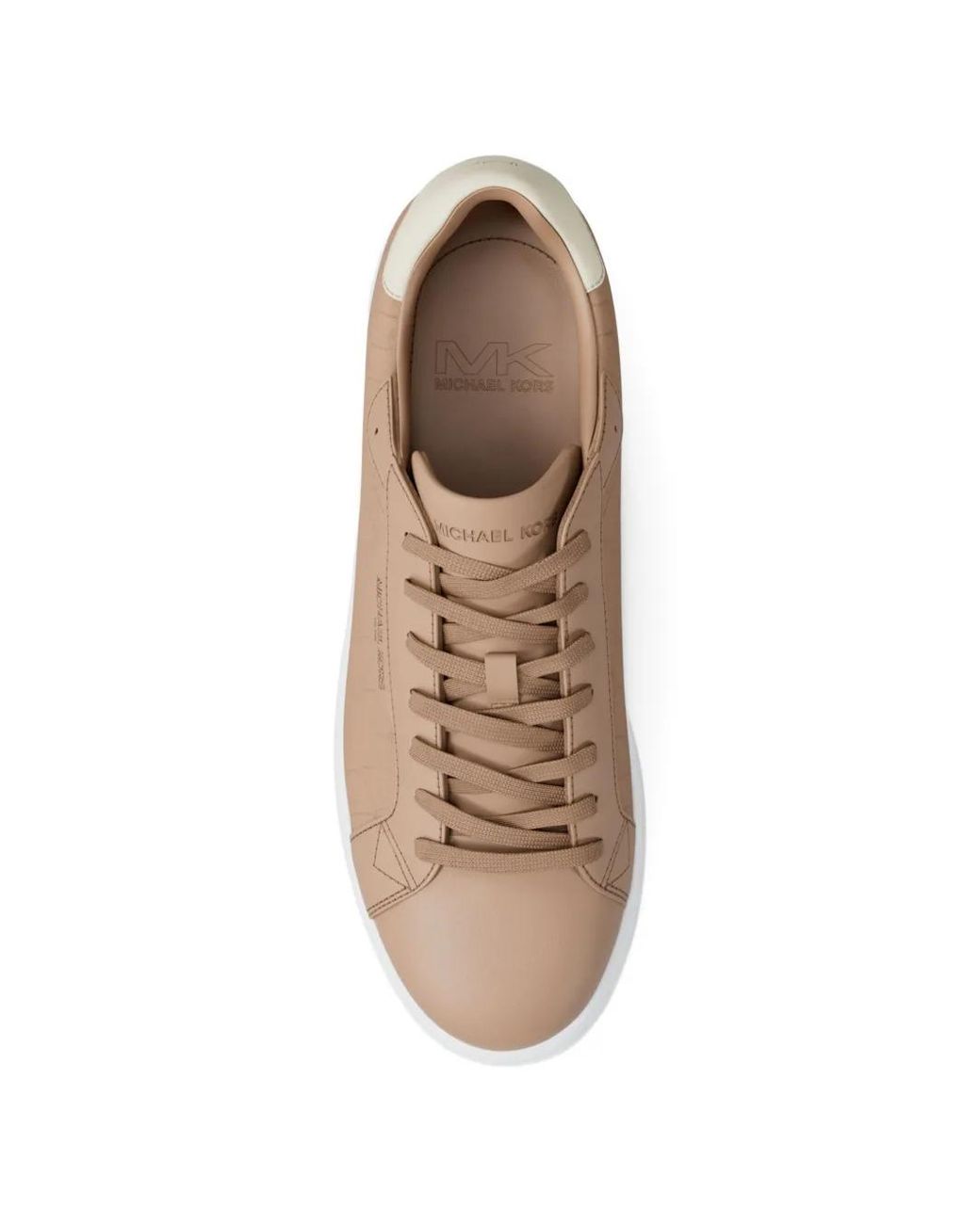 MICHAEL Michael Kors Brown Keating Leather Sneakers for men