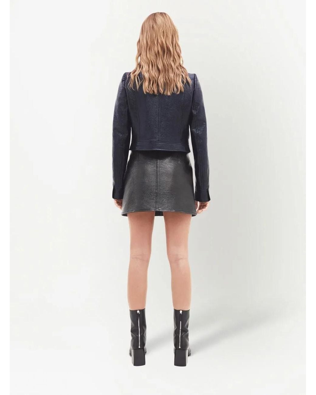 Courreges Blue Cropped Jacket
