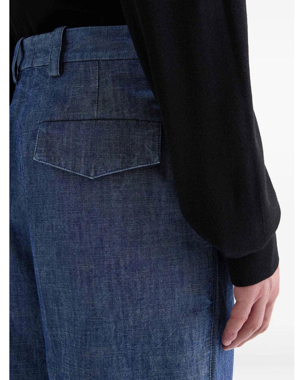 Jil Sander Blue Trouser 206 for men