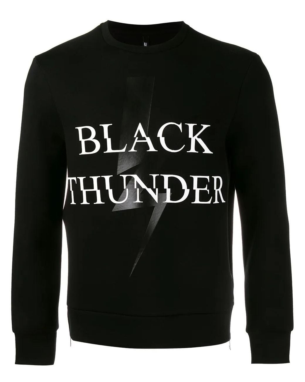 Neil Barrett Black Lightning-Bolt Print Sweater for men