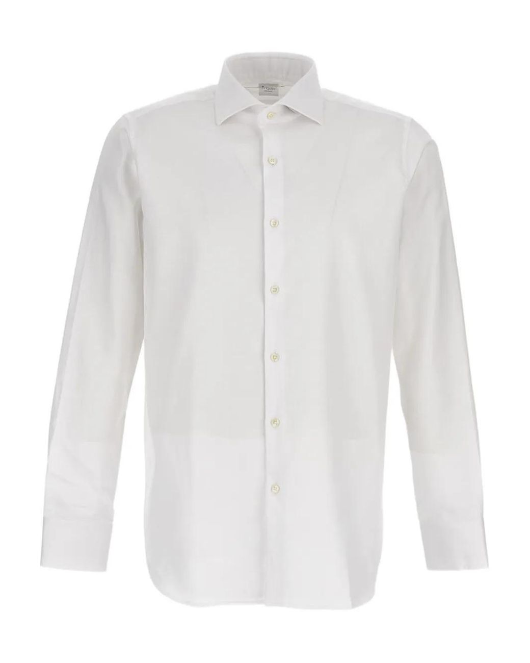 Bagutta White Brando Button-Fastening Shirt for men