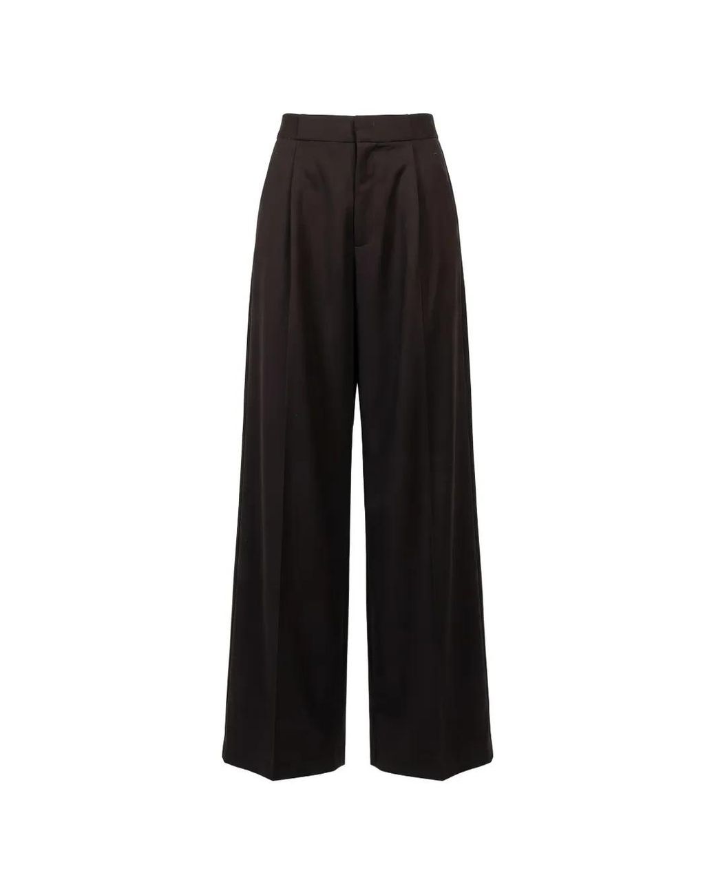 Sa Su Phi Black Pantalon Palazzo Bogart À Design Plissé