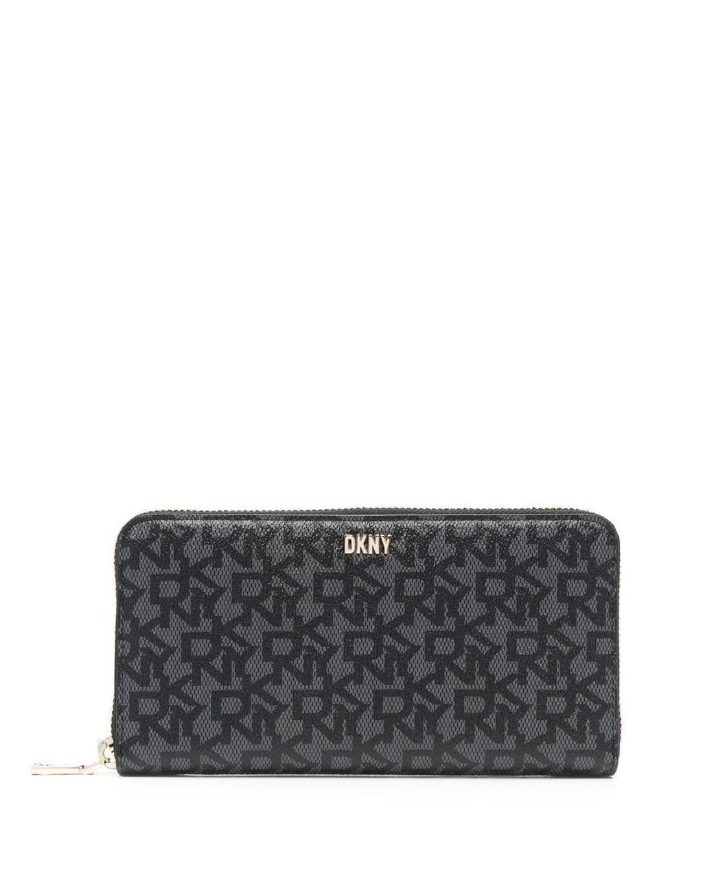DKNY Leather Quilted Cardholder - Tan Color | AH Brands
