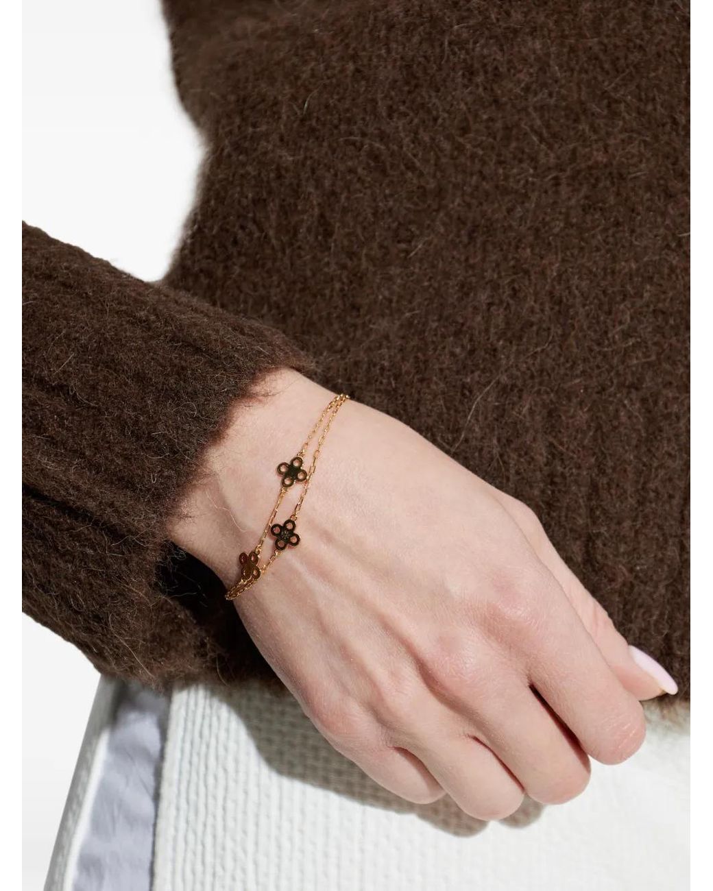 Tory Burch Metallic Lot De Bracelets Et Boucles D'Oreilles À Logo