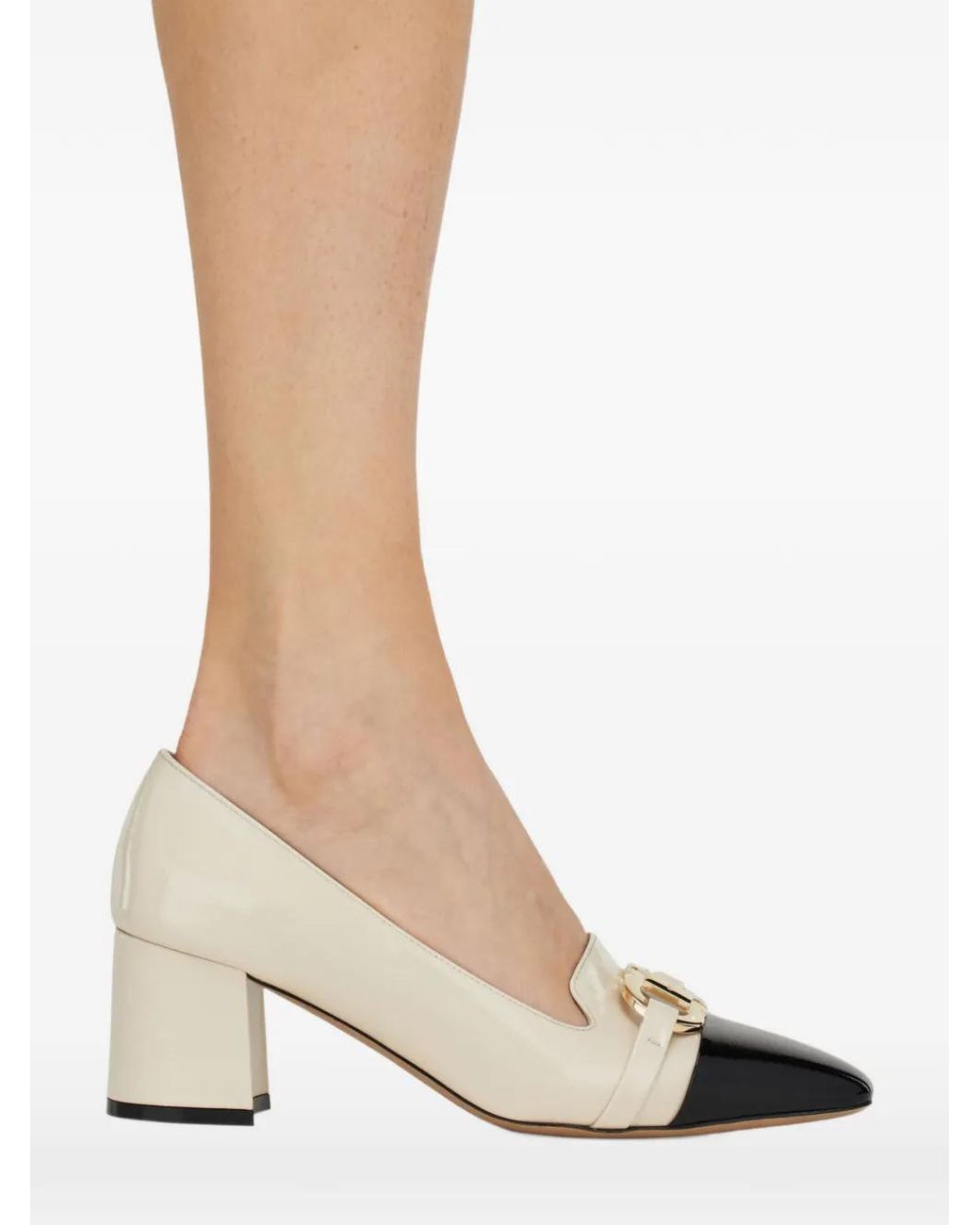Ferragamo Natural Gancini Ornament Pumps