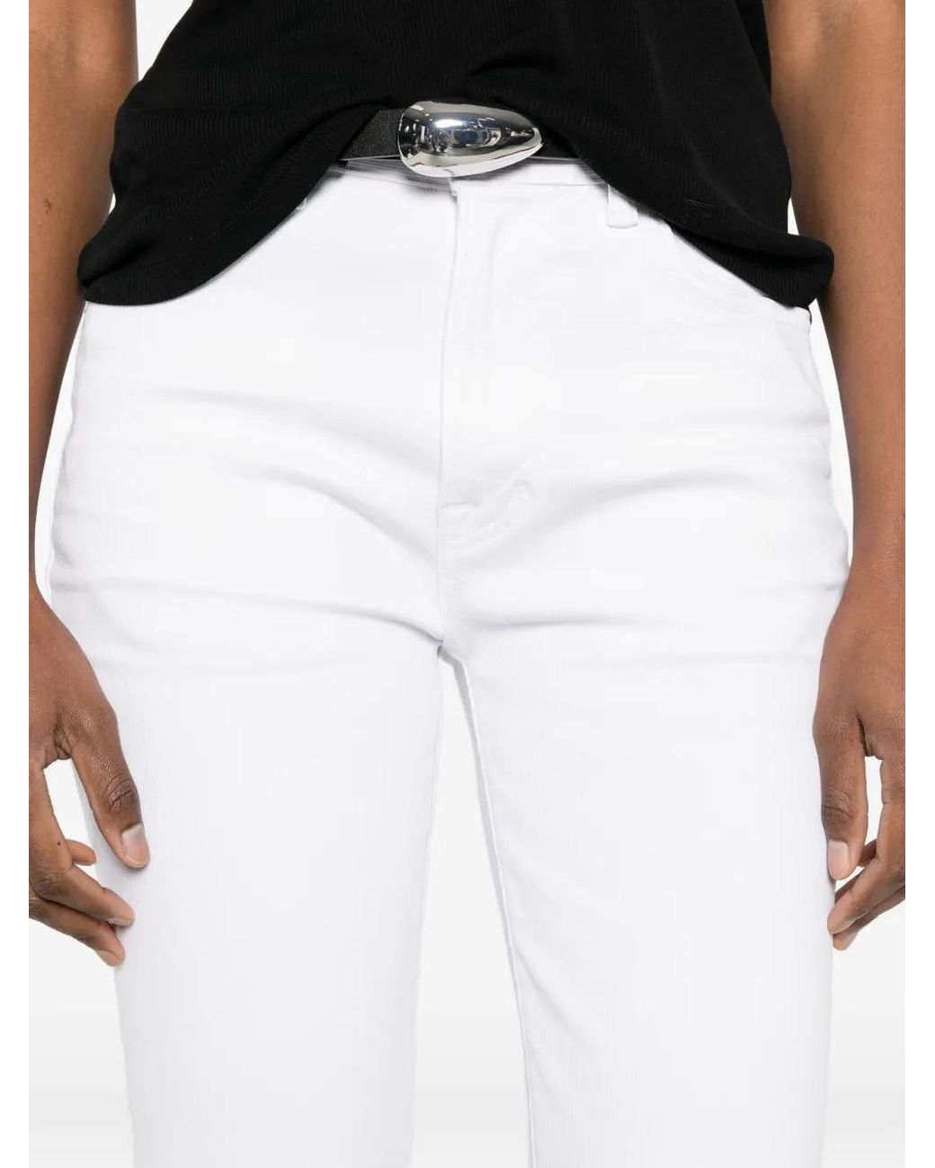 Tom Ford White Button Trousers