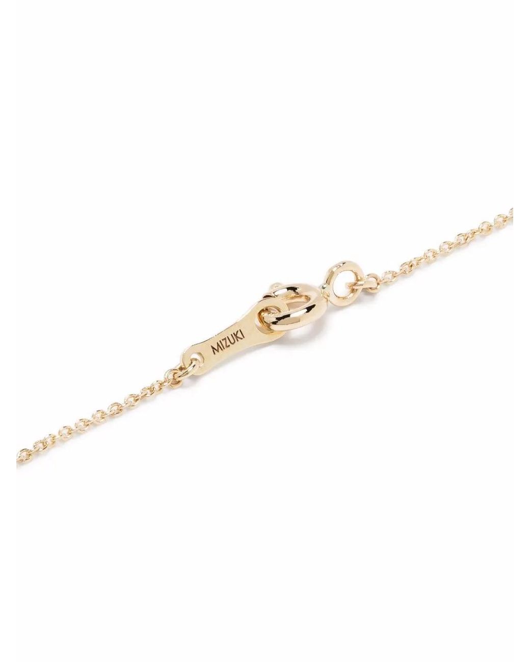 Mizuki White 14Kt Diamond Small Star Pendant