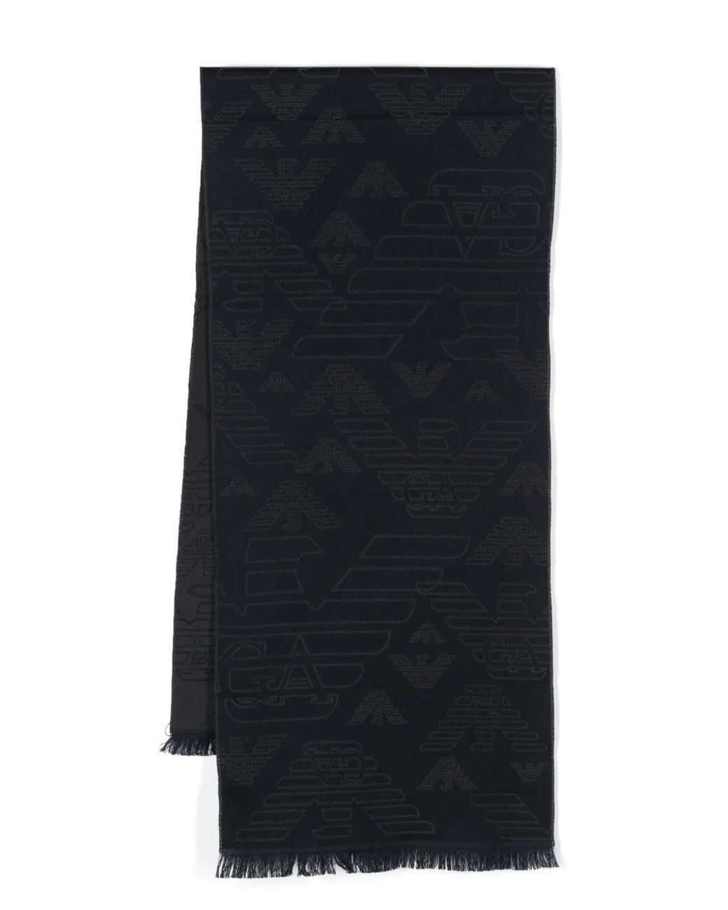 Emporio Armani Blue Classic Scarf for men