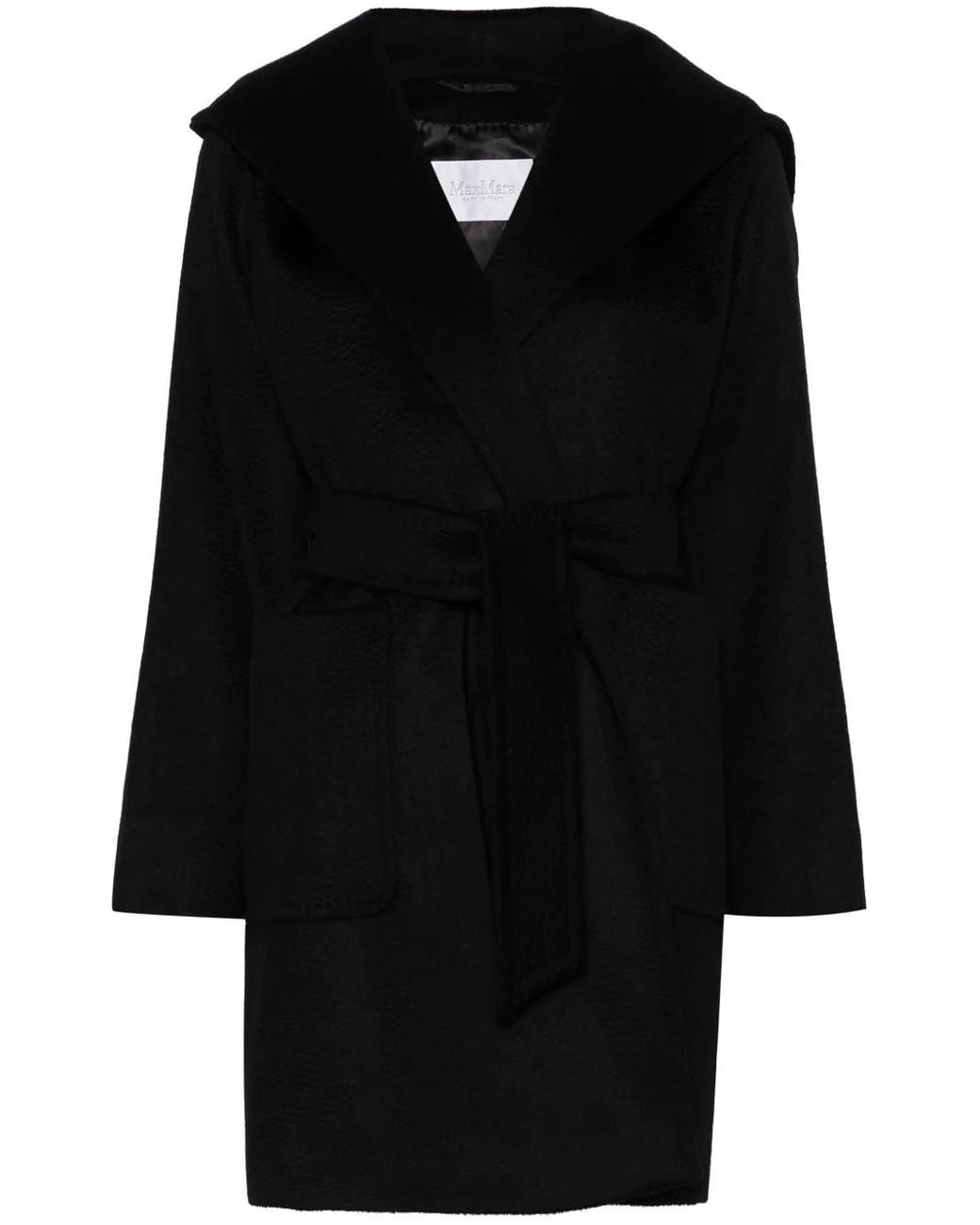 Max Mara Black Camel Coat 'rialto'