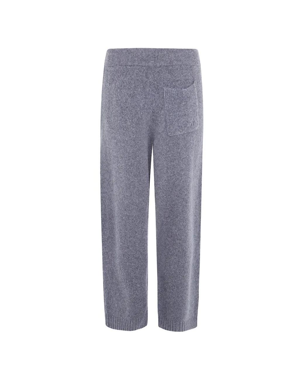 Represent Blue Drawstring Wool Track Pants for men