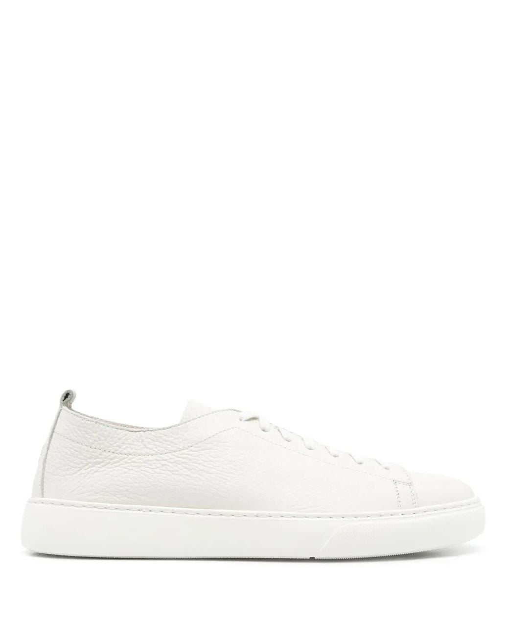 Henderson White Leather Sneakers for men