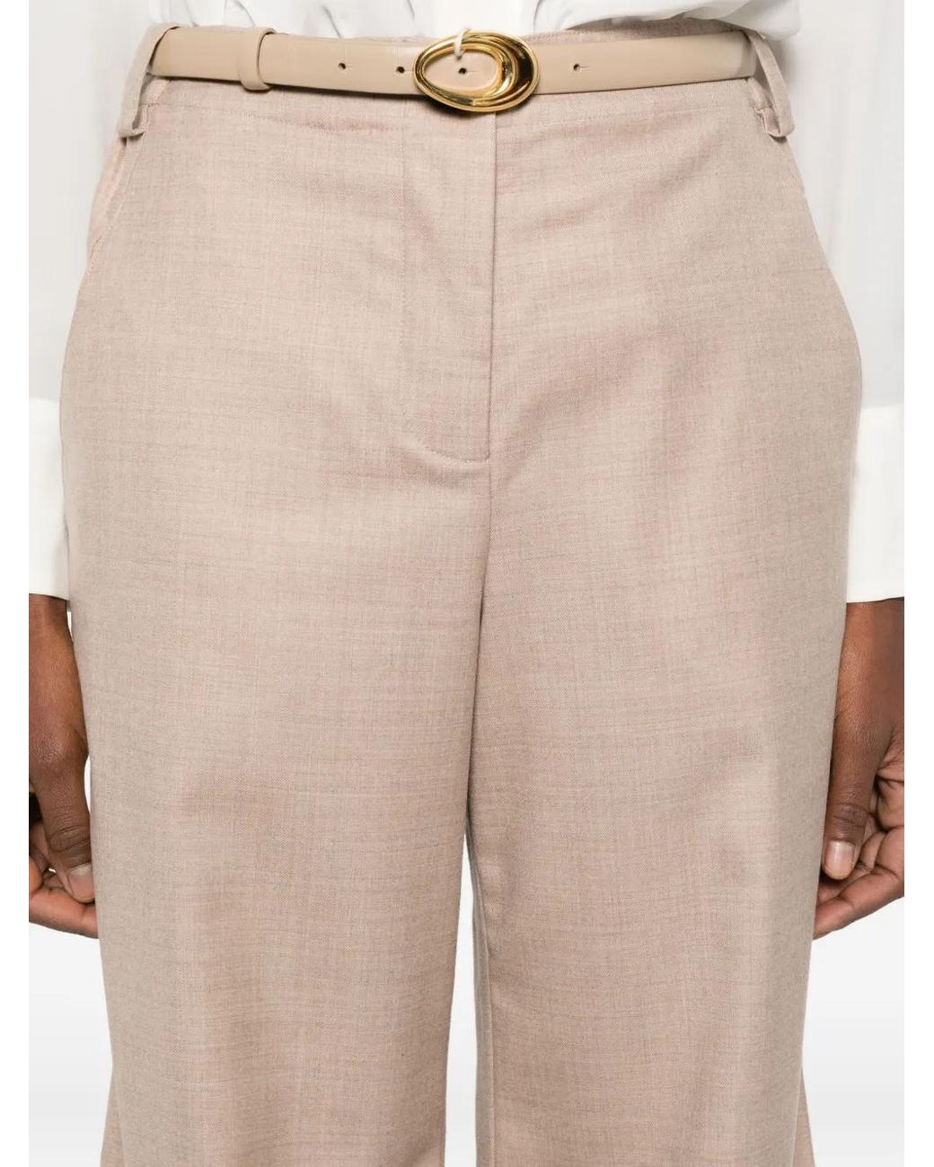 Hemisphere Broek Met Knopen in het Natural
