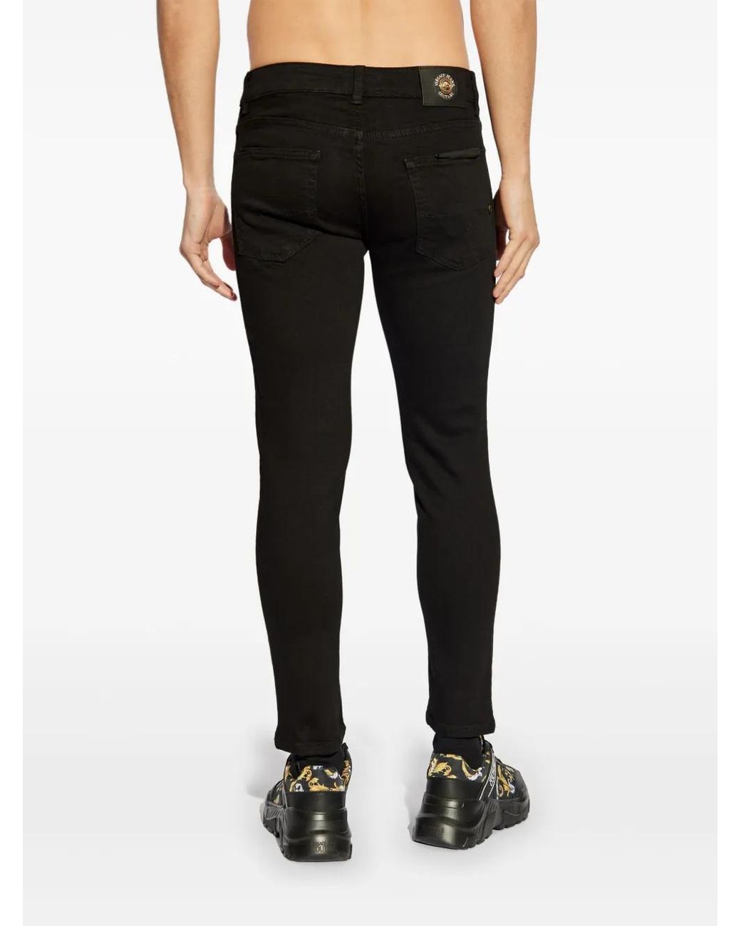 Versace Jeans Couture Black Straight-Leg Jeans for men