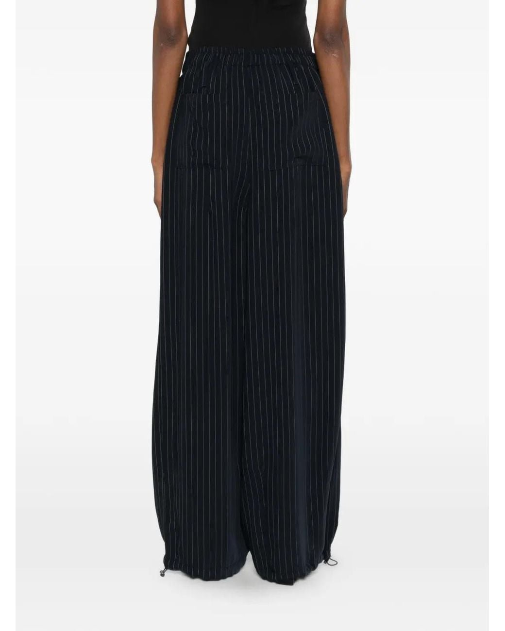 Frankie Shop White Oakdale Pinstripe Track Pants