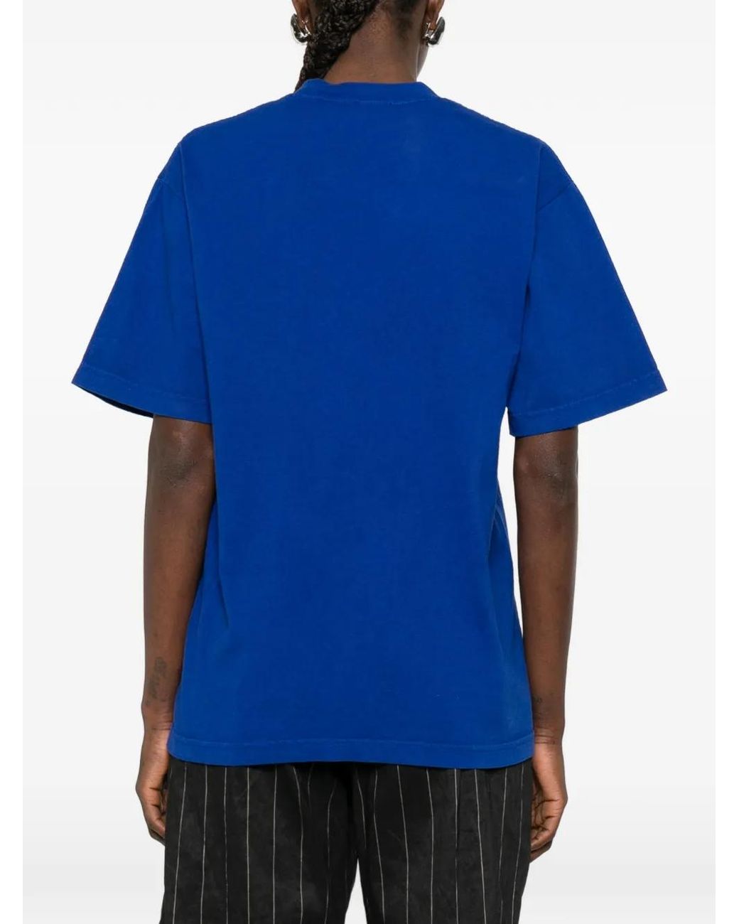 COWBOYS OF HABIT Blue Graphic-Print T-Shirt