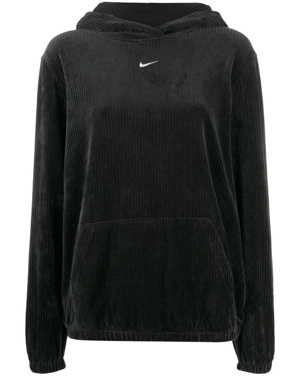 Nike Cord Kapuzenpullover aus Cord in Schwarz | Lyst DE