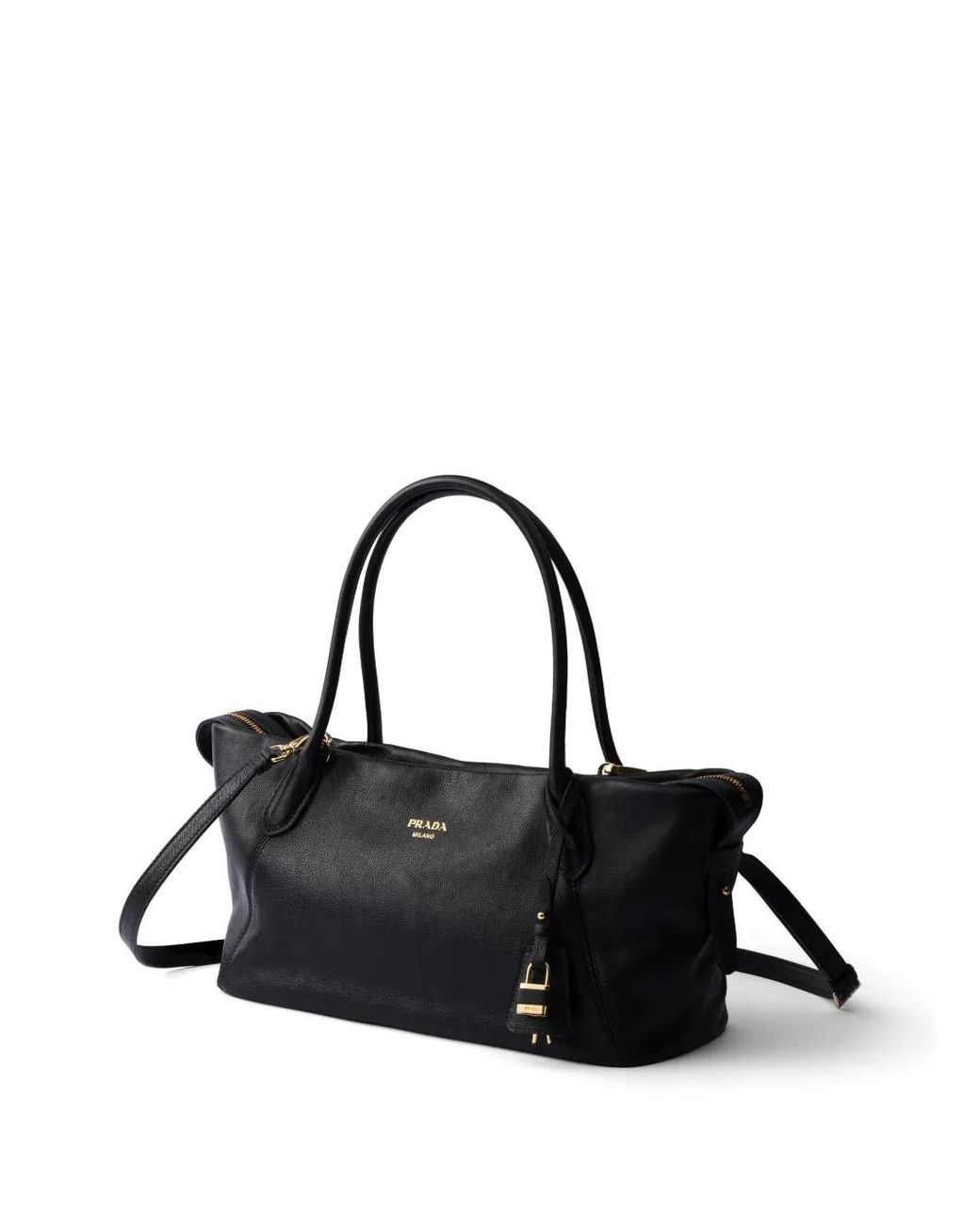 Borsa Tote Grande di Prada in Black