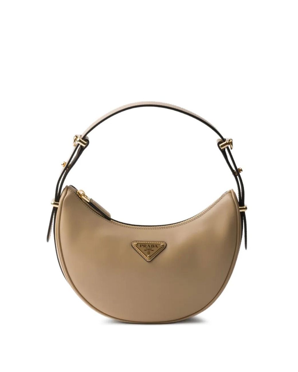 Prada Metallic Kleine Arqué Schultertasche