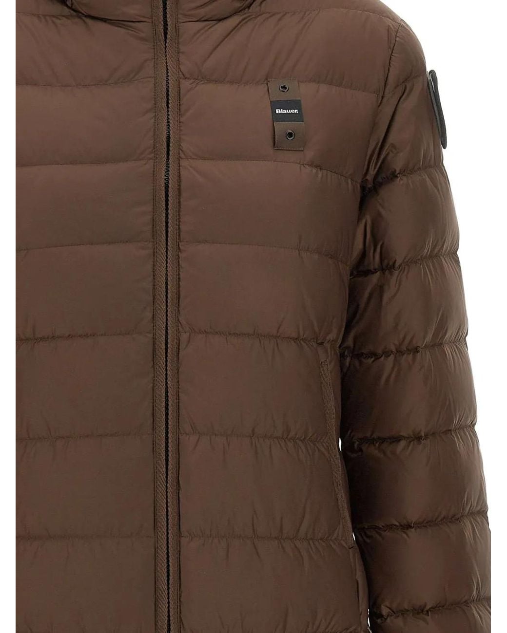 Blauer Brown Agnes Quilted Down Coat