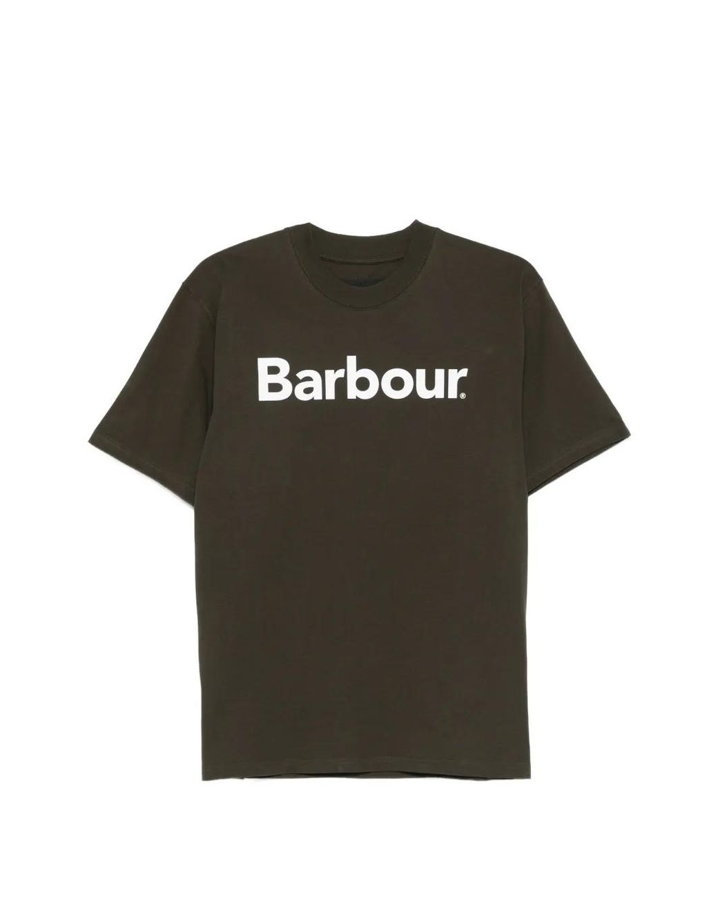 Barbour Black Pensford Logo-Print T-Shirt for men