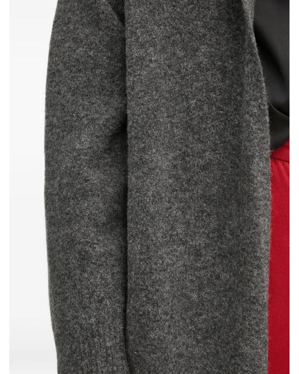 Morgan Gray Mgioia Open-Front Longline Cardigan