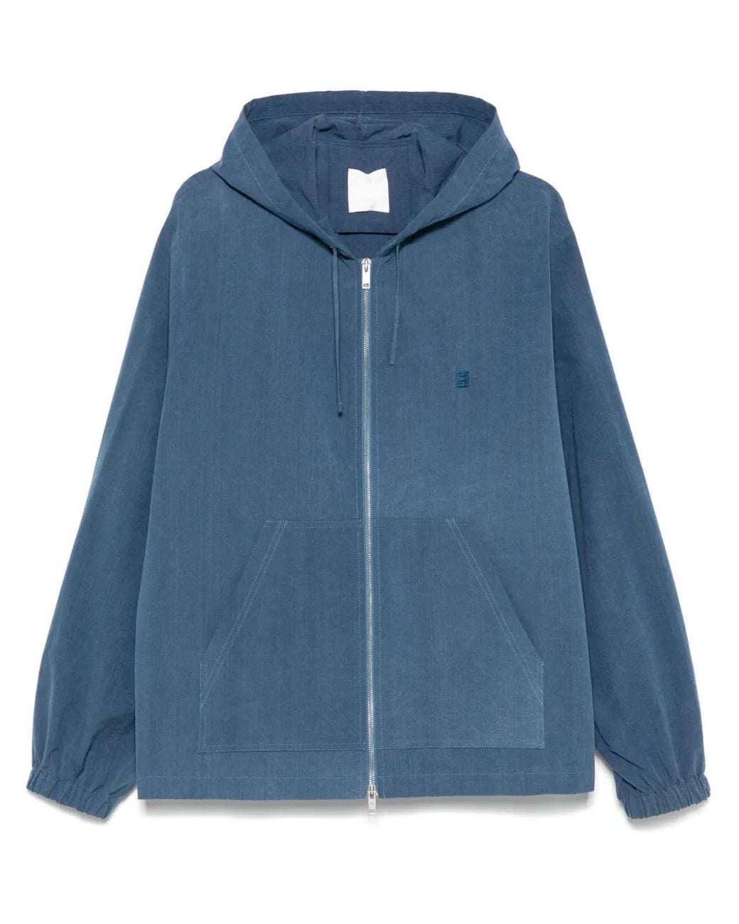 Givenchy Katoenen Hoodie Met Rits En 4G-Detail in het Blue voor heren