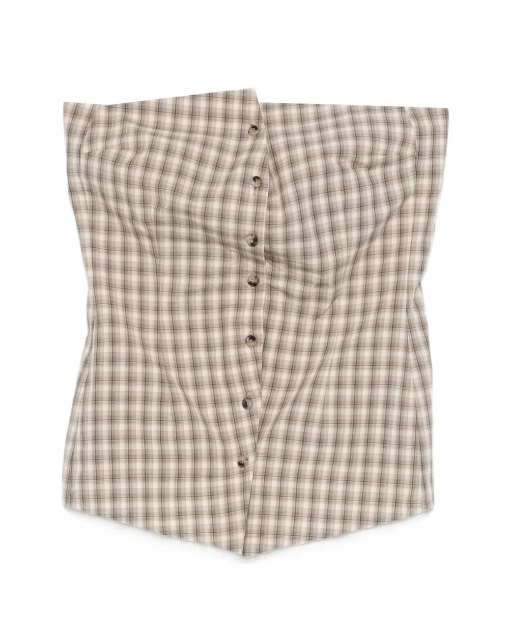 Top Brites Nanushka de color Natural