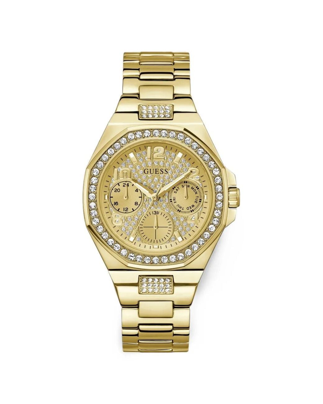Guess Metallic Crystal 40Mm Watch