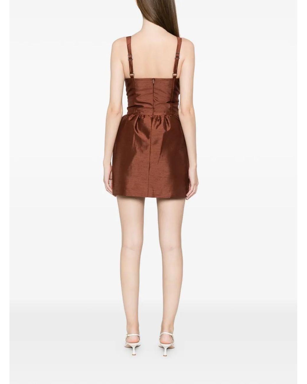 ShuShu/Tong Brown Dress V-Neck