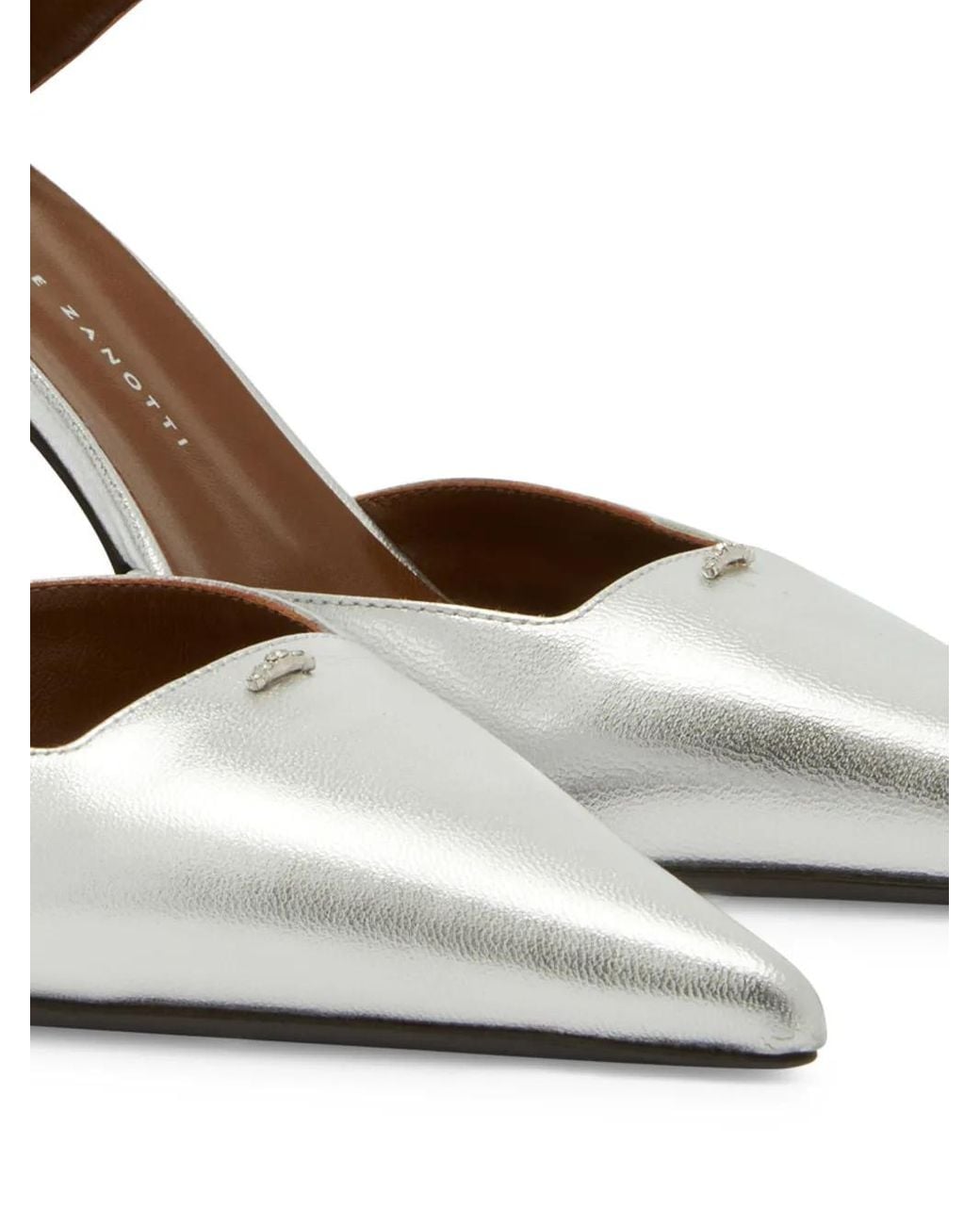 Giuseppe Zanotti White 85Mm Raquel D'Orsay Pumps
