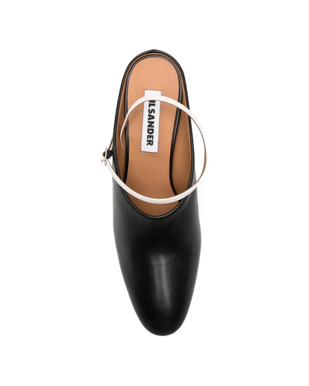 Jil Sander Black Lune Mules