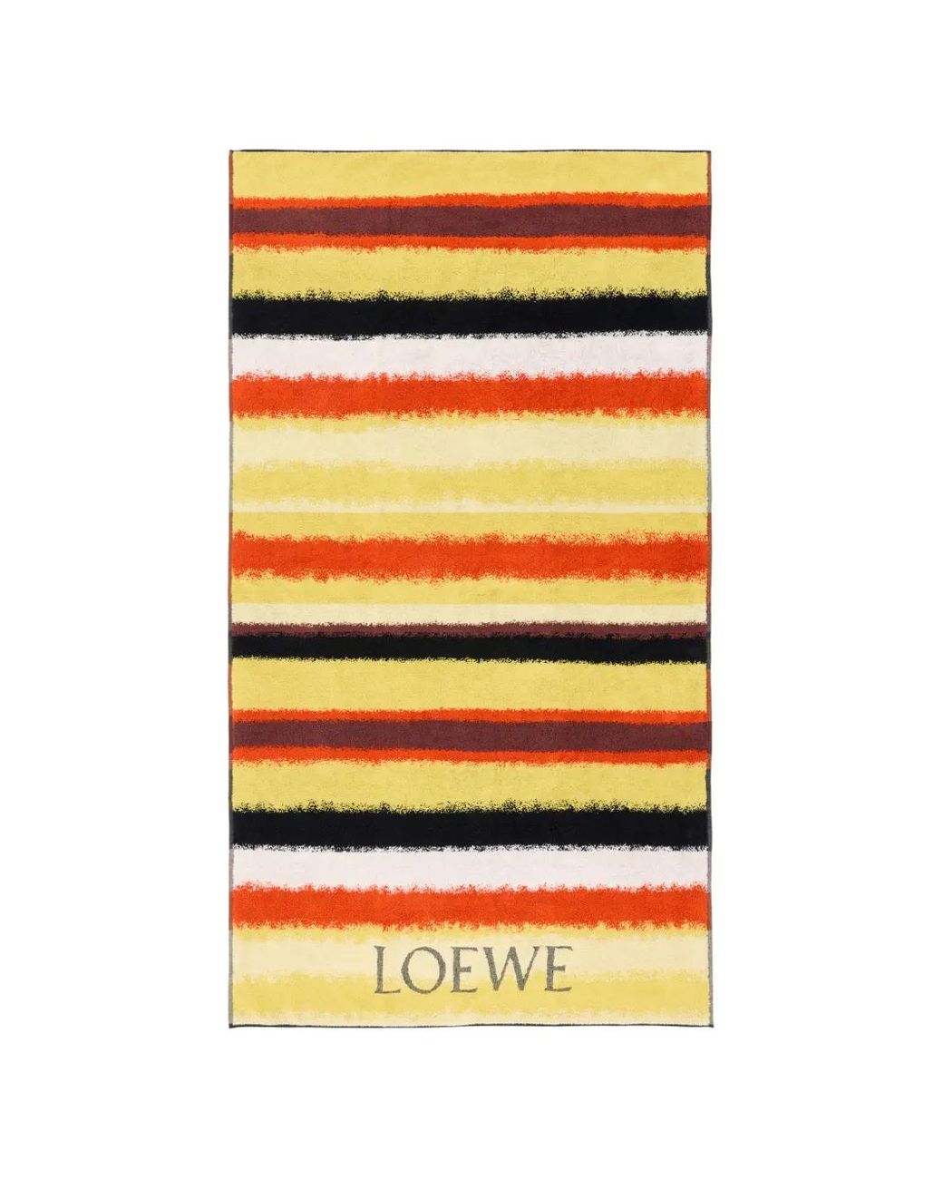 Loewe Strandlaken Met Logoprint in het Yellow